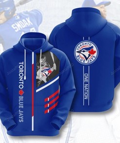 Mlb Toronto Blue Jays 3D Hoodie Zip Hoodie Style 02