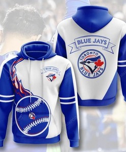 Mlb Toronto Blue Jays 3D Hoodie Zip Hoodie Style 07