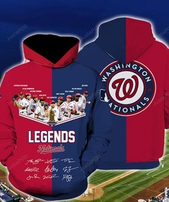 Mlb Washington Nationals 3D Hoodie Zip Hoodie Style 01
