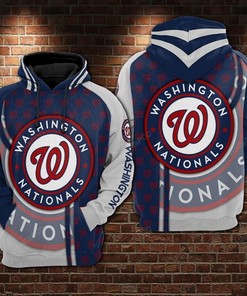 Mlb Washington Nationals 3D Hoodie Zip Hoodie Style 02