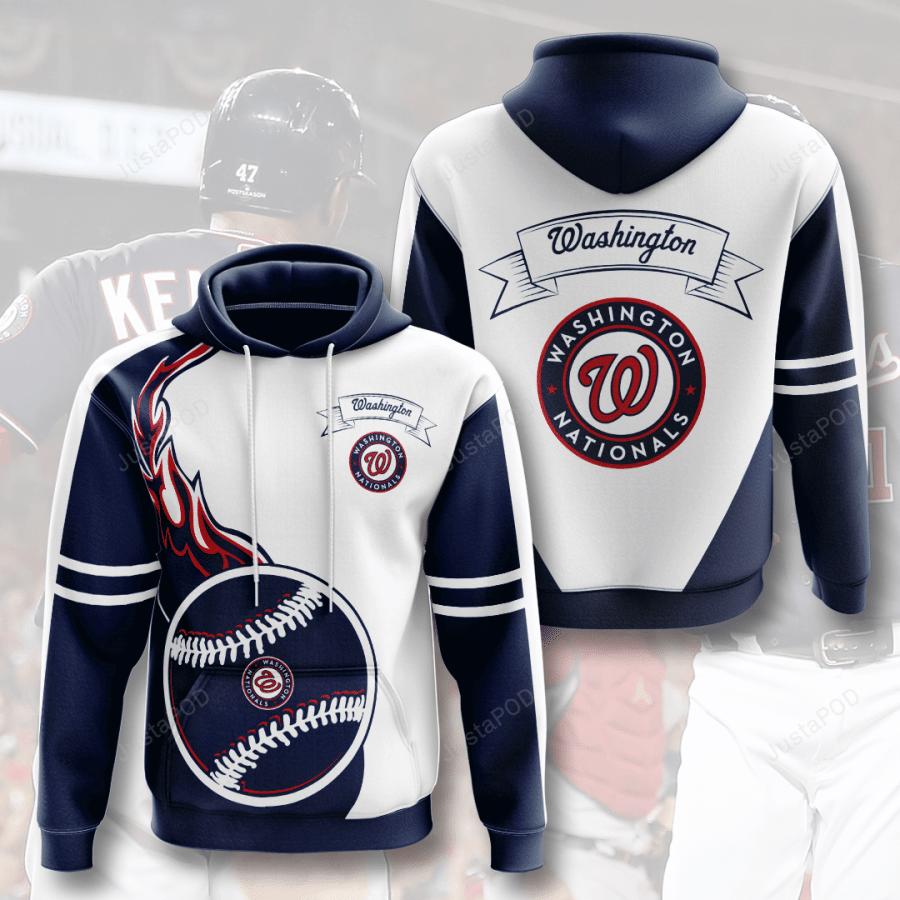 Mlb Washington Nationals 3D Hoodie Zip Hoodie Style 03