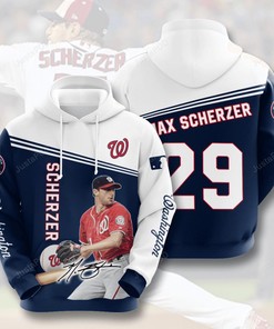 Mlb Washington Nationals 3D Hoodie Zip Hoodie Style 07