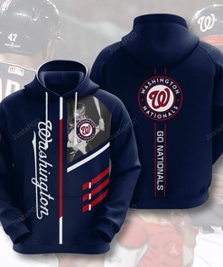 Mlb Washington Nationals 3D Hoodie Zip Hoodie Style 08