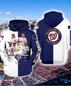 Mlb Washington Nationals 3D Hoodie Zip Hoodie Style 10