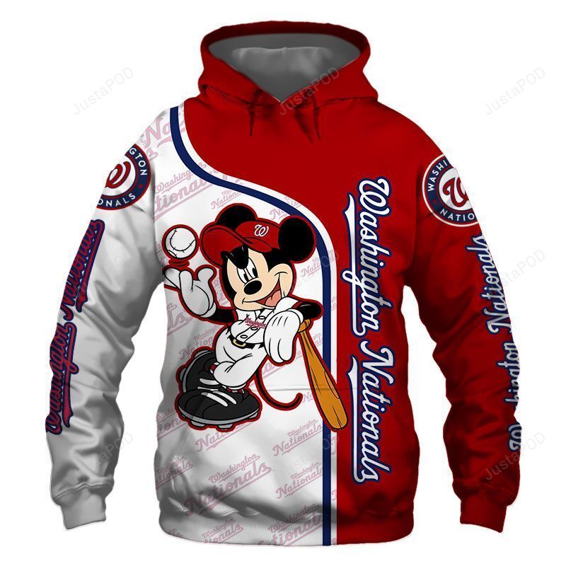 Mlb Washington Nationals 3D Hoodie Zip Hoodie Style 11