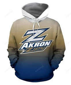 Mls Akron Zips 3D Hoodie Zip Hoodie Style 01