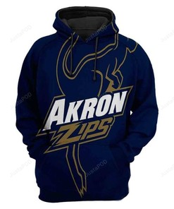 Mls Akron Zips 3D Hoodie Zip Hoodie Style 03