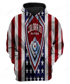 Mls Colorado Rapids 3D Hoodie Zip Hoodie Style 01