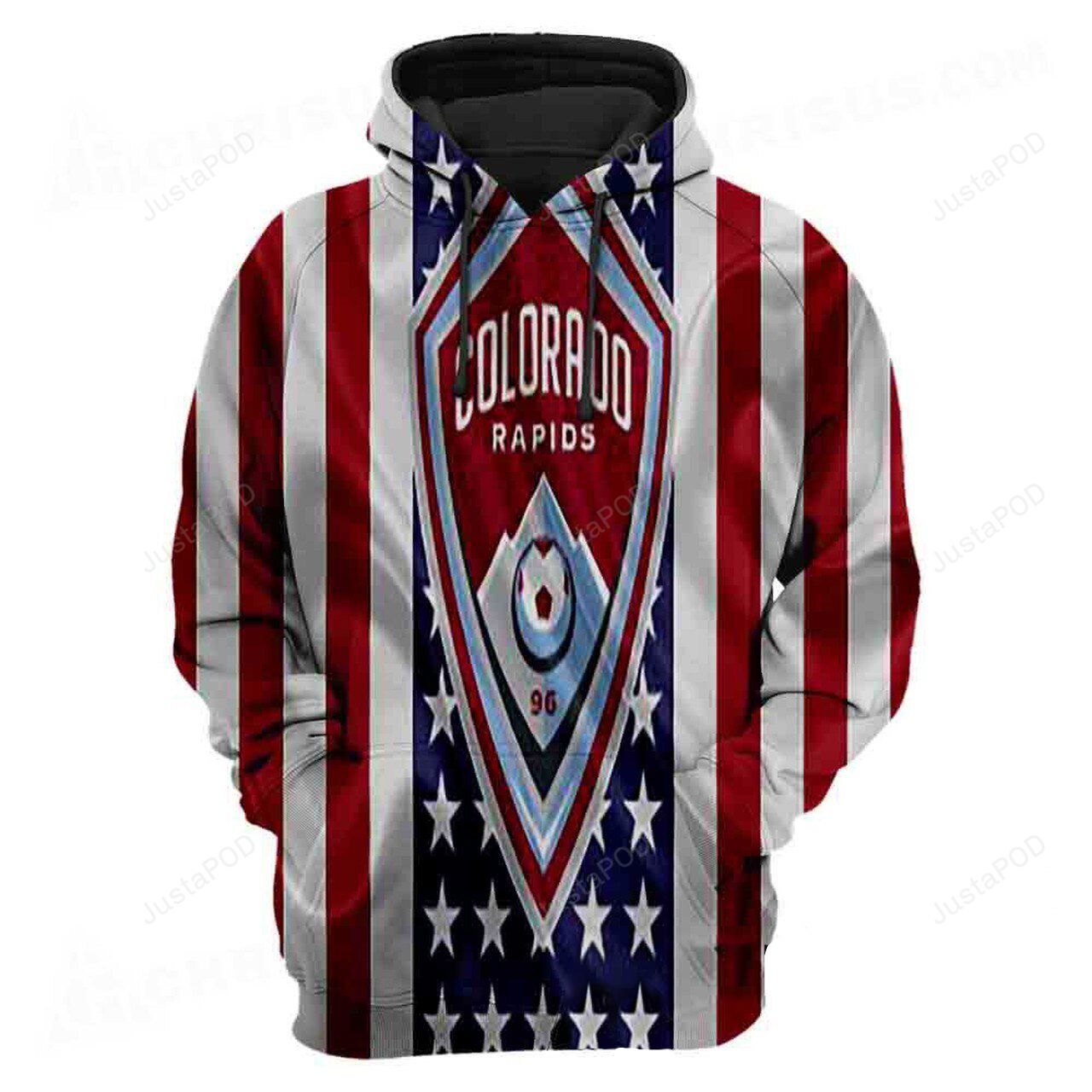Mls Colorado Rapids 3D Hoodie Zip Hoodie Style 01