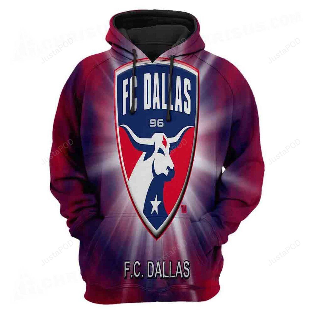 Mls Fc Dallas 3D Hoodie Zip Hoodie Style 04