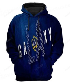 Mls La Galaxy 3D Hoodie Zip Hoodie Style 02