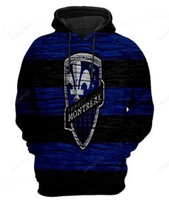 Mls Montreal Impact 3D Hoodie Zip Hoodie Style 01