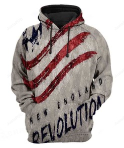 Mls New England Revolution 3D Hoodie Zip Hoodie Style 07