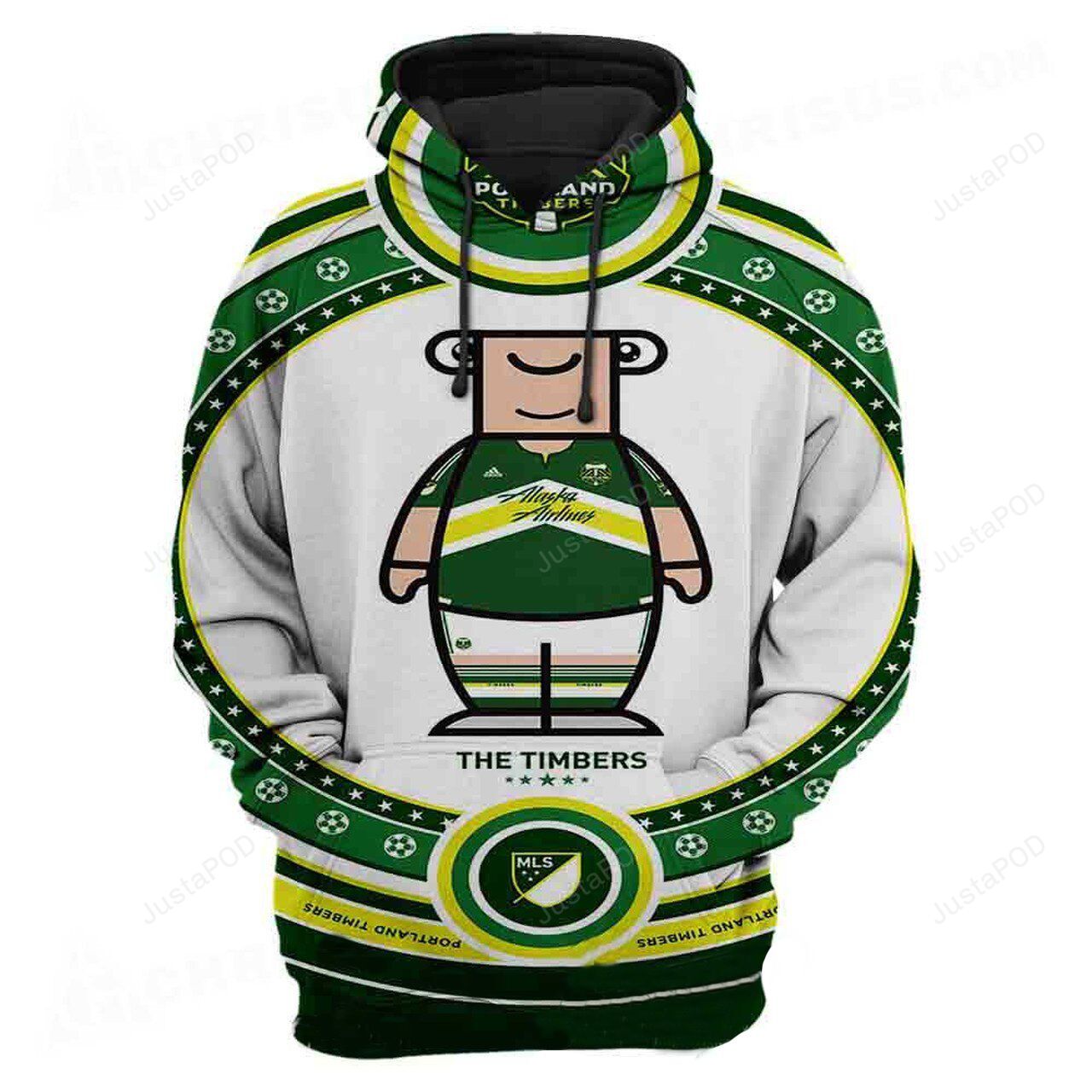 Mls Portland Timbers 3D Hoodie Zip Hoodie Style 07