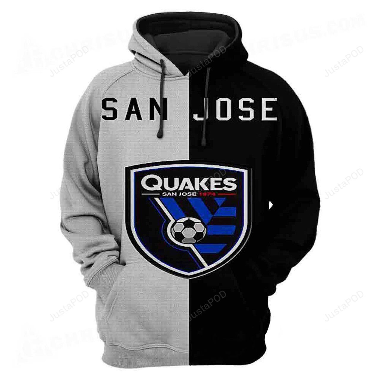 Mls San Jose Earthquakes Fc 3D Hoodie Zip Hoodie Style 02