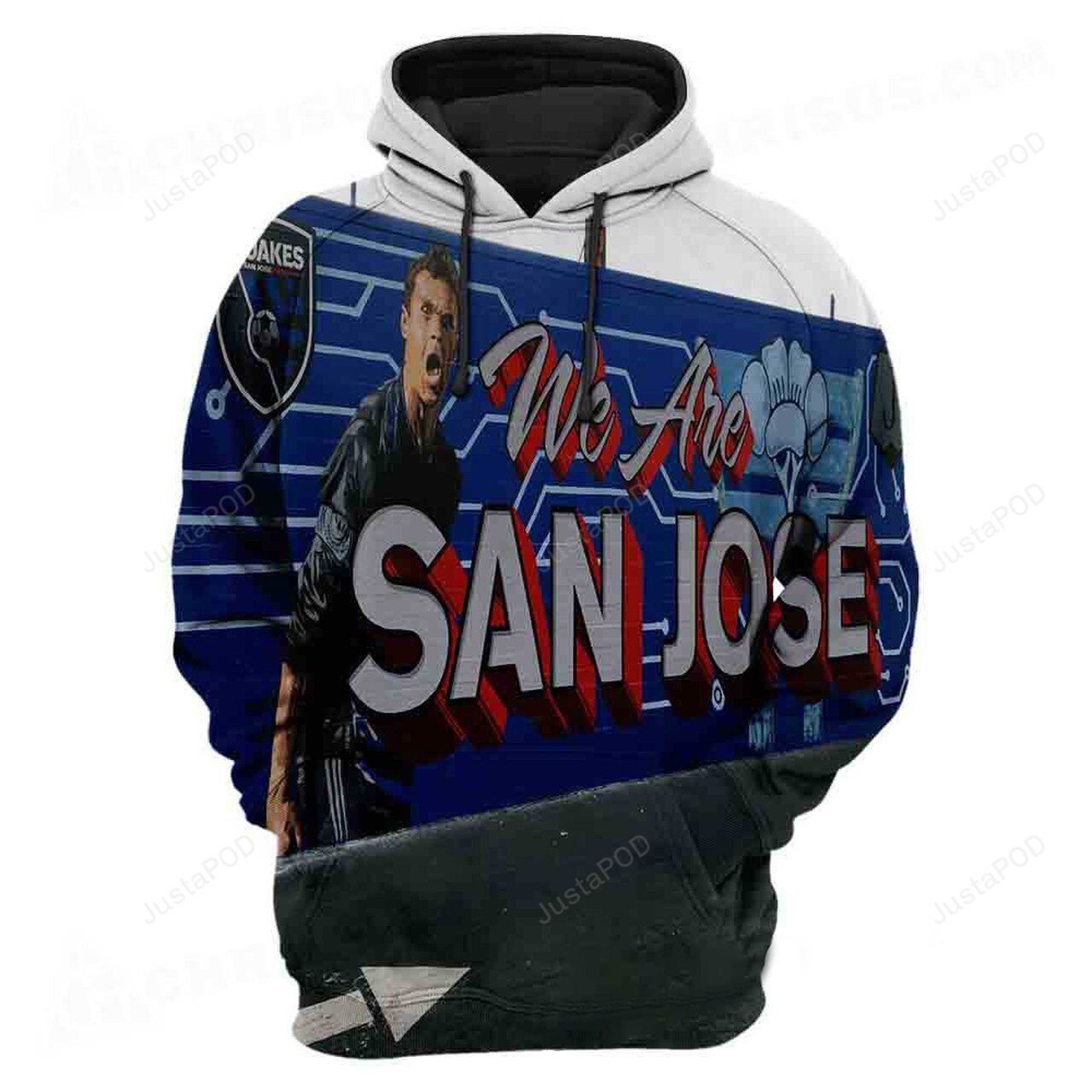 Mls San Jose Earthquakes Fc 3D Hoodie Zip Hoodie Style 03