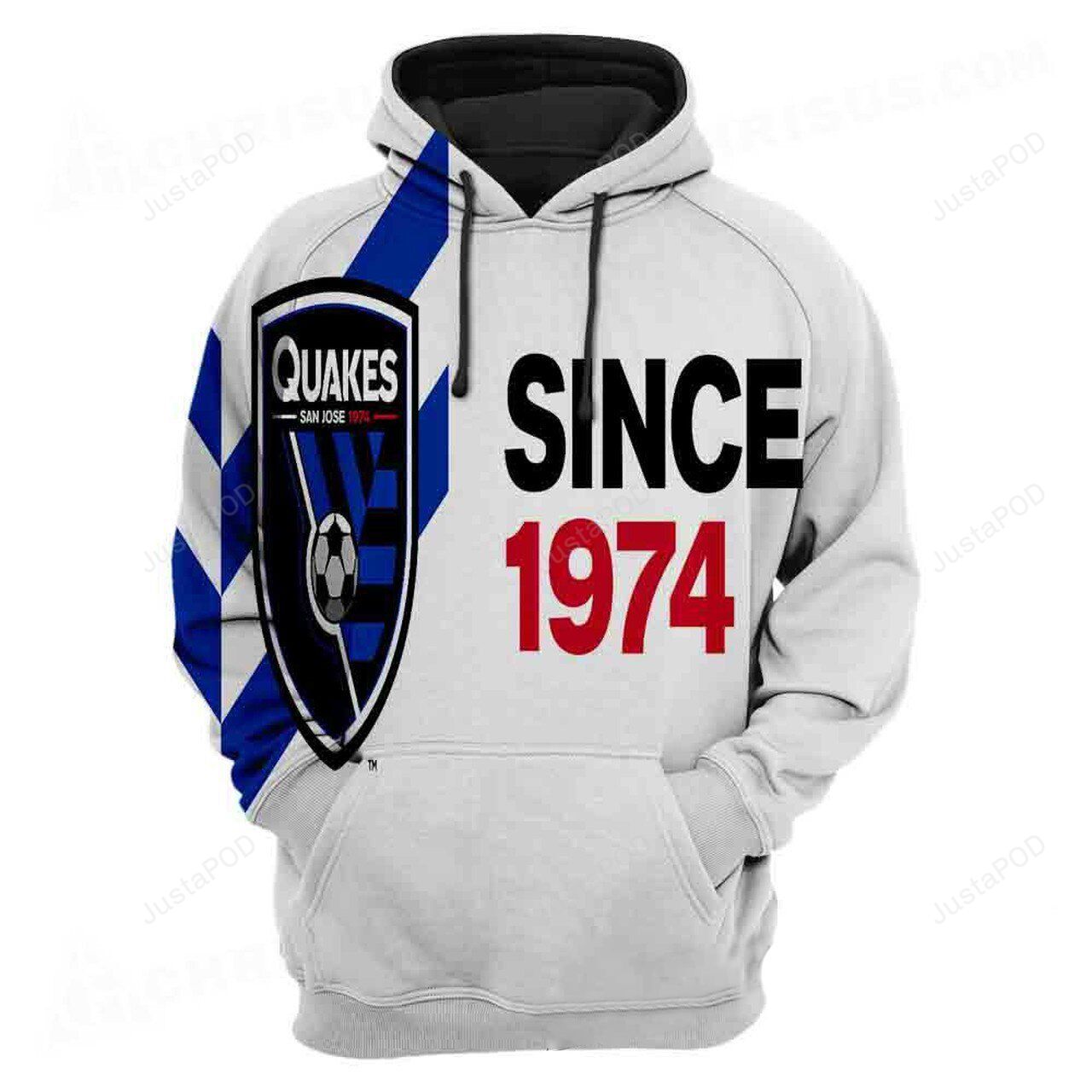 Mls San Jose Earthquakes Fc 3D Hoodie Zip Hoodie Style 04