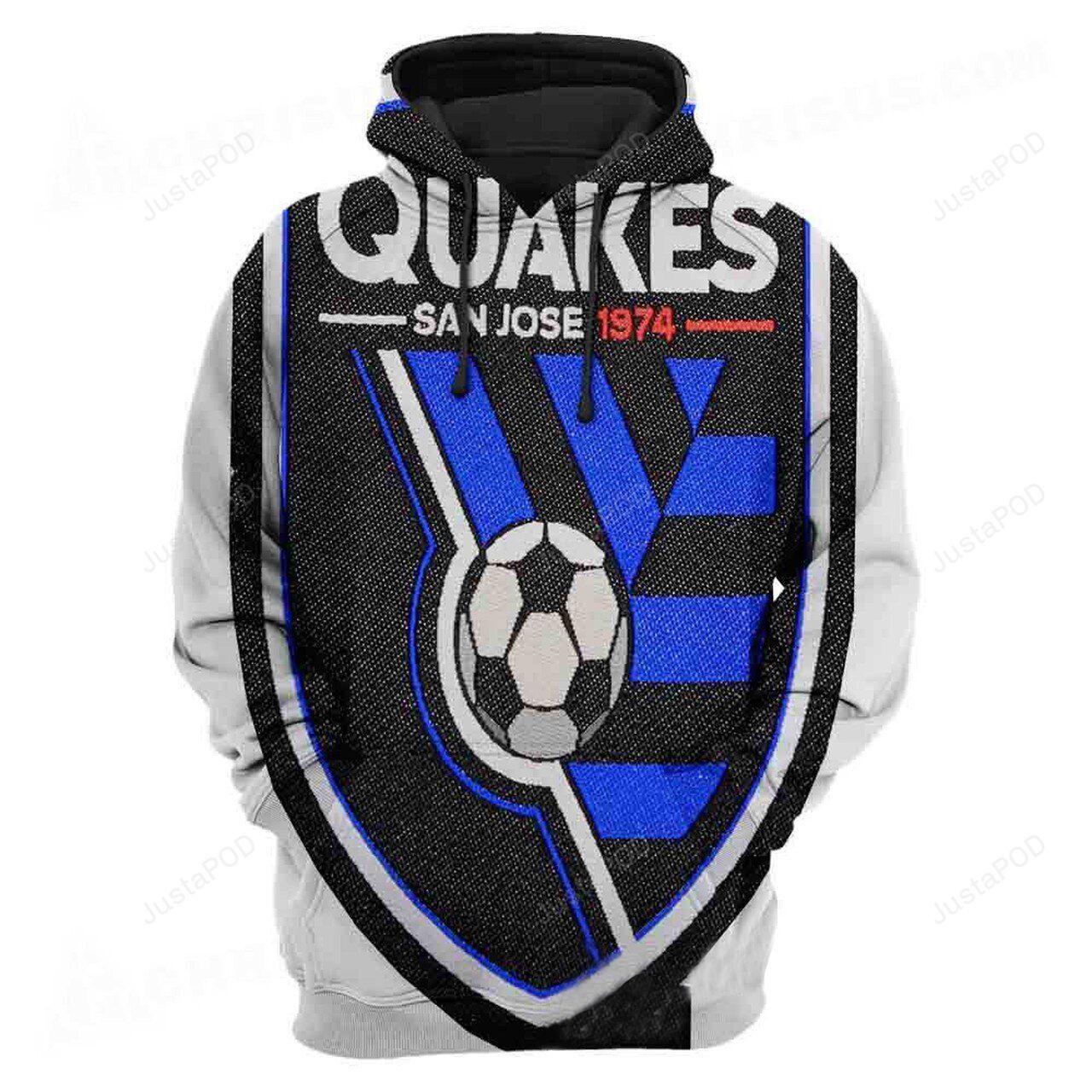 Mls San Jose Earthquakes Fc 3D Hoodie Zip Hoodie Style 06