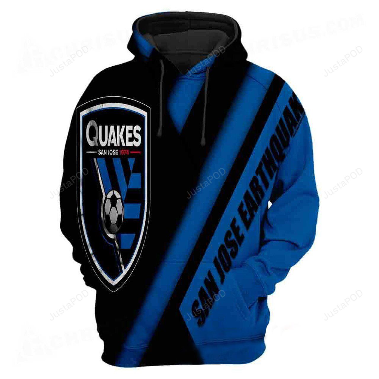 Mls San Jose Earthquakes Fc 3D Hoodie Zip Hoodie Style 08