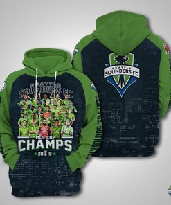 Mls Seattle Sounders Fc 3D Hoodie Zip Hoodie Style 01