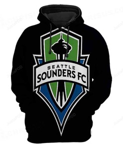 Mls Seattle Sounders Fc 3D Hoodie Zip Hoodie Style 02