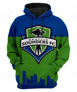 Mls Seattle Sounders Fc 3D Hoodie Zip Hoodie Style 03