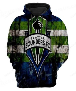 Mls Seattle Sounders Fc 3D Hoodie Zip Hoodie Style 04