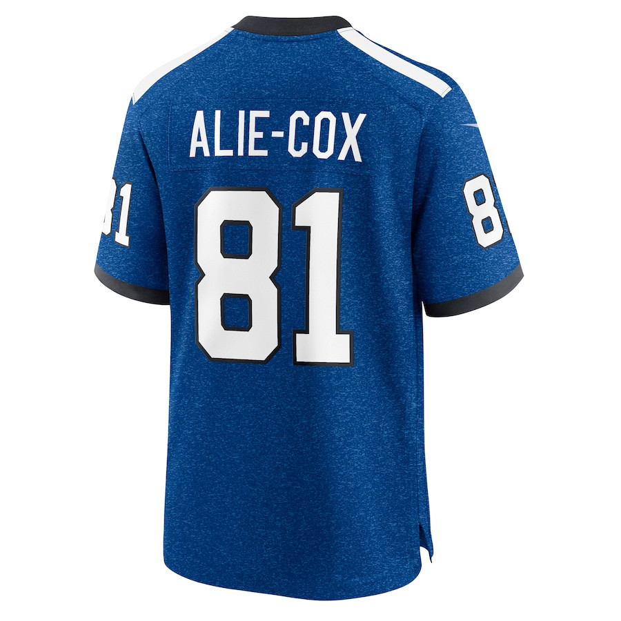 Mo Alie Cox 81 Indianapolis Colts Indiana Nights Alternate Game Men Jersey - Royal