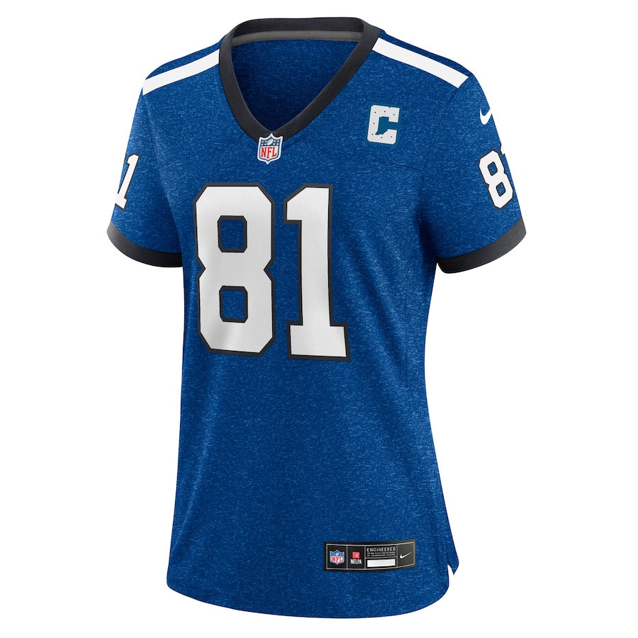 Mo Alie Cox 81 Indianapolis Colts Indiana Nights Alternate Game Women Jersey - Royal