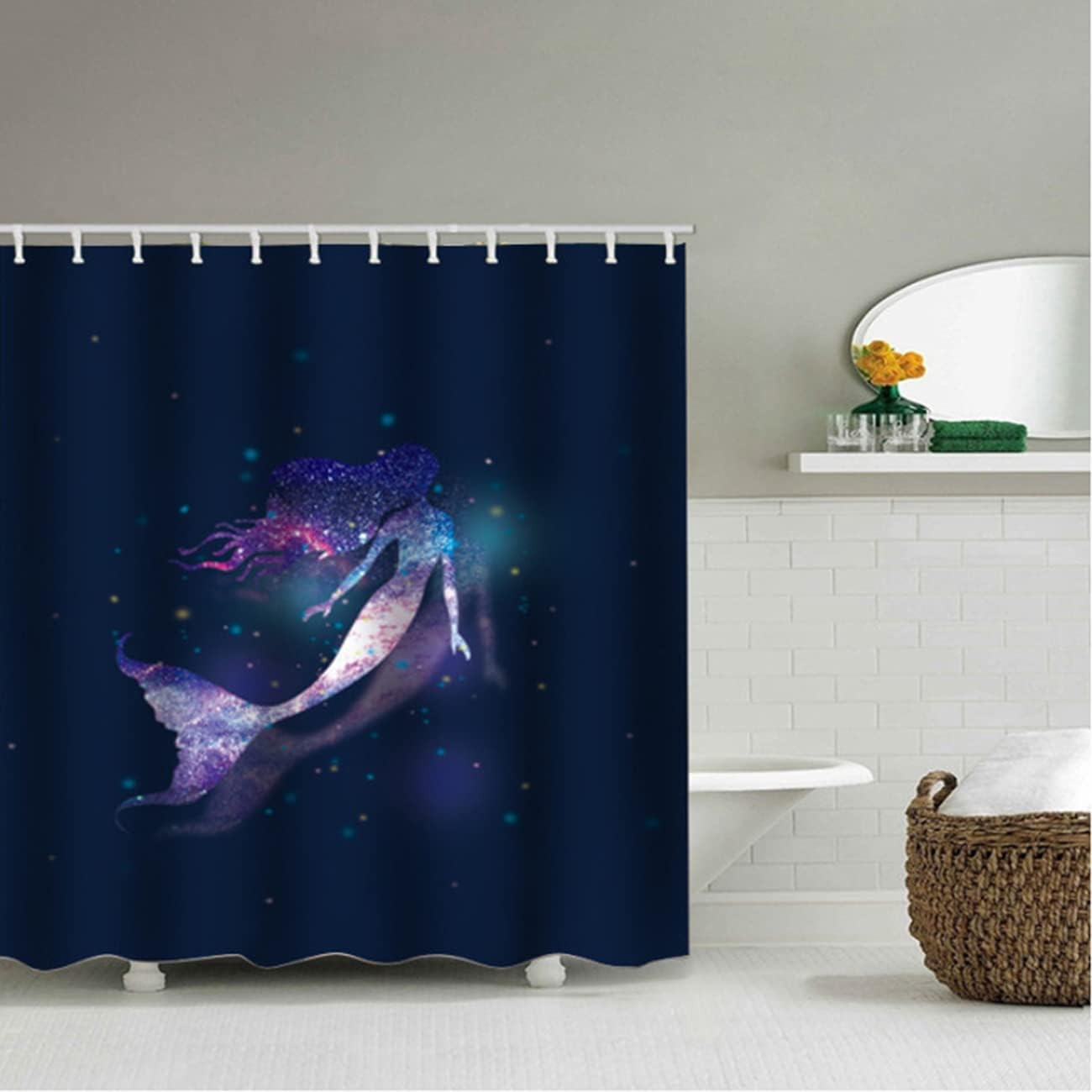 Modern and Heavy Duty Shower Curtain Fabric for Elegant Bathroom Decor