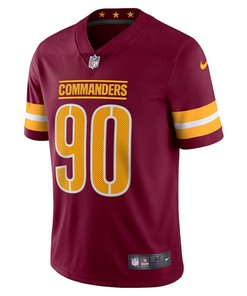 Montez Sweat 90 Washington Commanders Vapor Limited Jersey - Burgundy