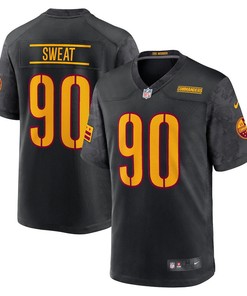 Montez Sweat 90 Washington Commanders Youth Alternate Game Jersey - Black