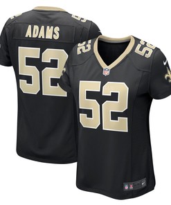 Montravius Adams New Orleans Saints Womens Game Jersey - Black Nfl
