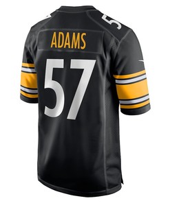 Montravius Adams Pittsburgh Steelers Game Player Jersey - Black