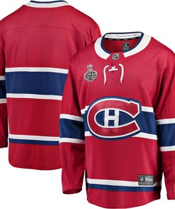 Montreal Canadiens Fanatics Branded Home 2021 Stanley Cup Final Bound Breakaway Jersey - Red Nhl