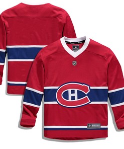 Montreal Canadiens Fanatics Branded Home Replica Blank Jersey - Red Nhl