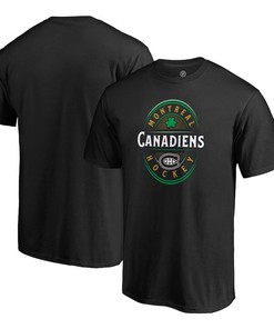Montreal Canadiens St. Patrick's Day Forever Lucky T-Shirt - Black