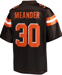 Montrel Meander Cleveland Browns Nfl Pro Line Youth Player Jersey - Brown