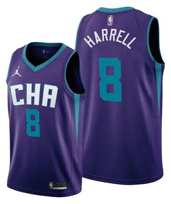 Montrezl Harrell 8 Charlotte Hornets Statement Edition Purple Jersey 2022 Trade - Men Jersey