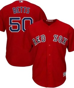 Mookie Betts Boston Red Sox Cool Base Player Jersey - Scarlet