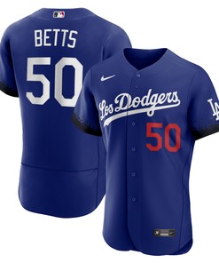 Mookie Betts Los Angeles Dodgers 2021 City Connect Authentic Player Jersey - Royal Mlb