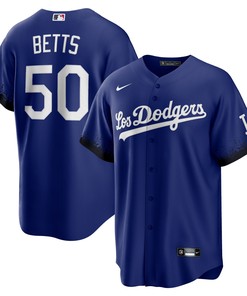 Mookie Betts Los Angeles Dodgers 2021 City Connect Replica Player Jersey - Royal Mlb