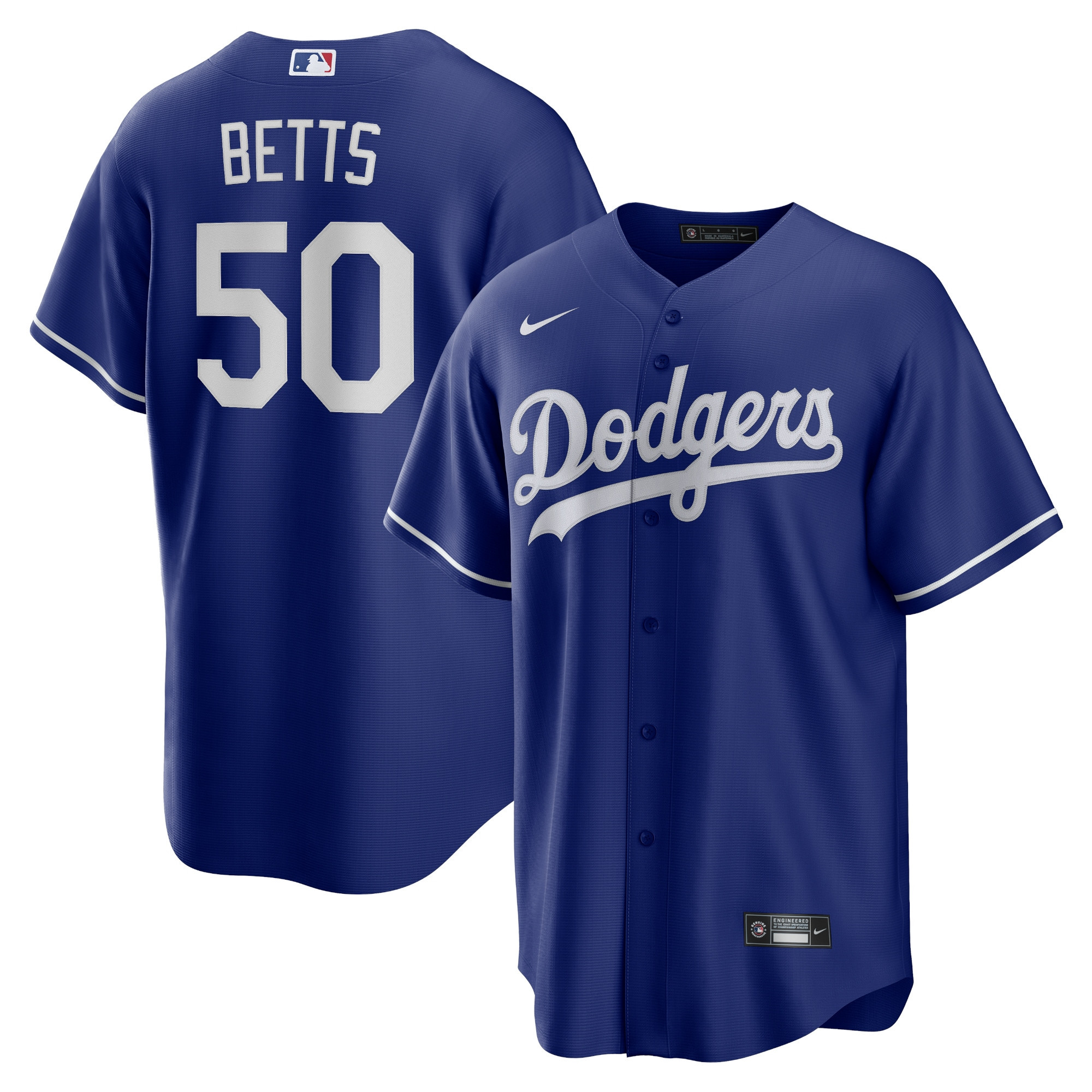 Mookie Betts Los Angeles Dodgers Alternate Replica Player Name Jersey - Royal Mlb