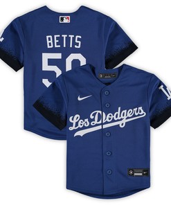 Mookie Betts Los Angeles Dodgers Preschool City Connect Script Replica Jersey - Royal Mlb