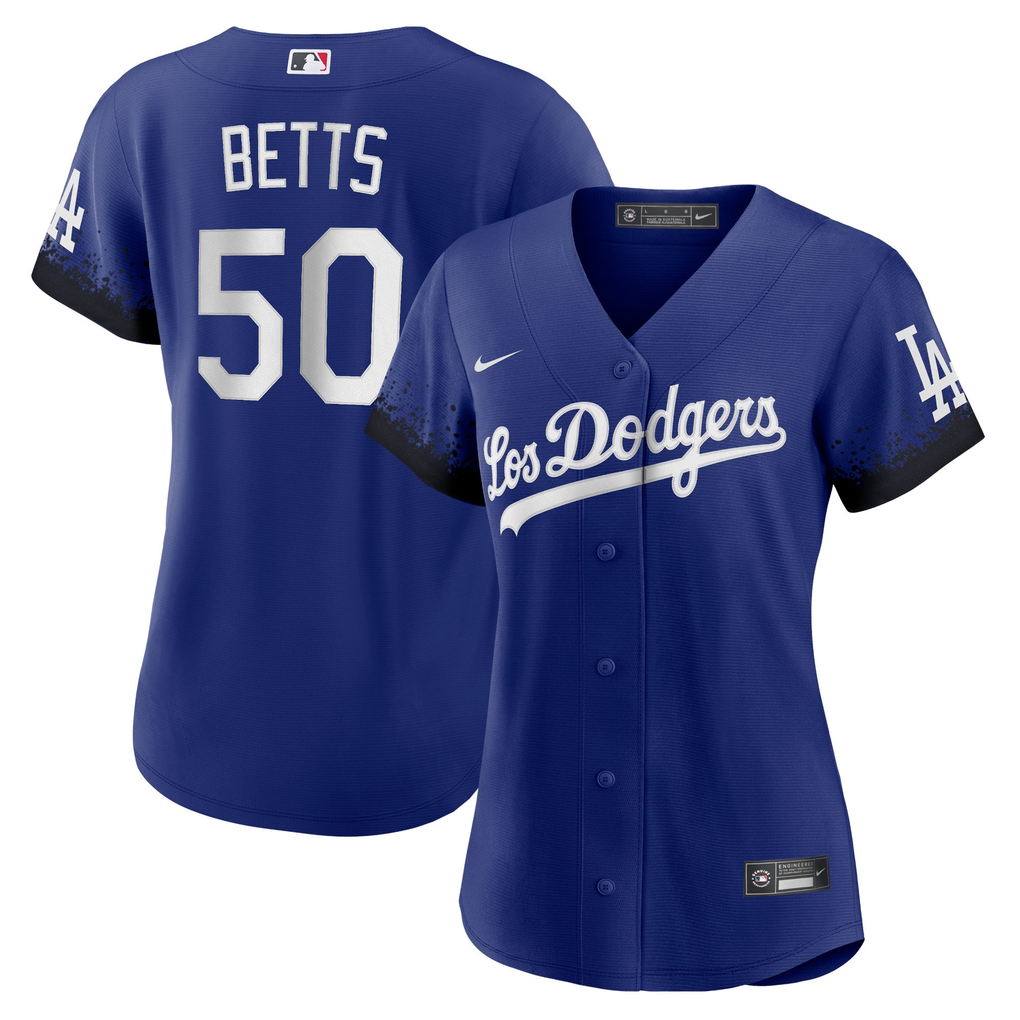 Mookie Betts Los Angeles Dodgers Womens 2021 City Connect Replica Player Jersey - Royal Mlb
