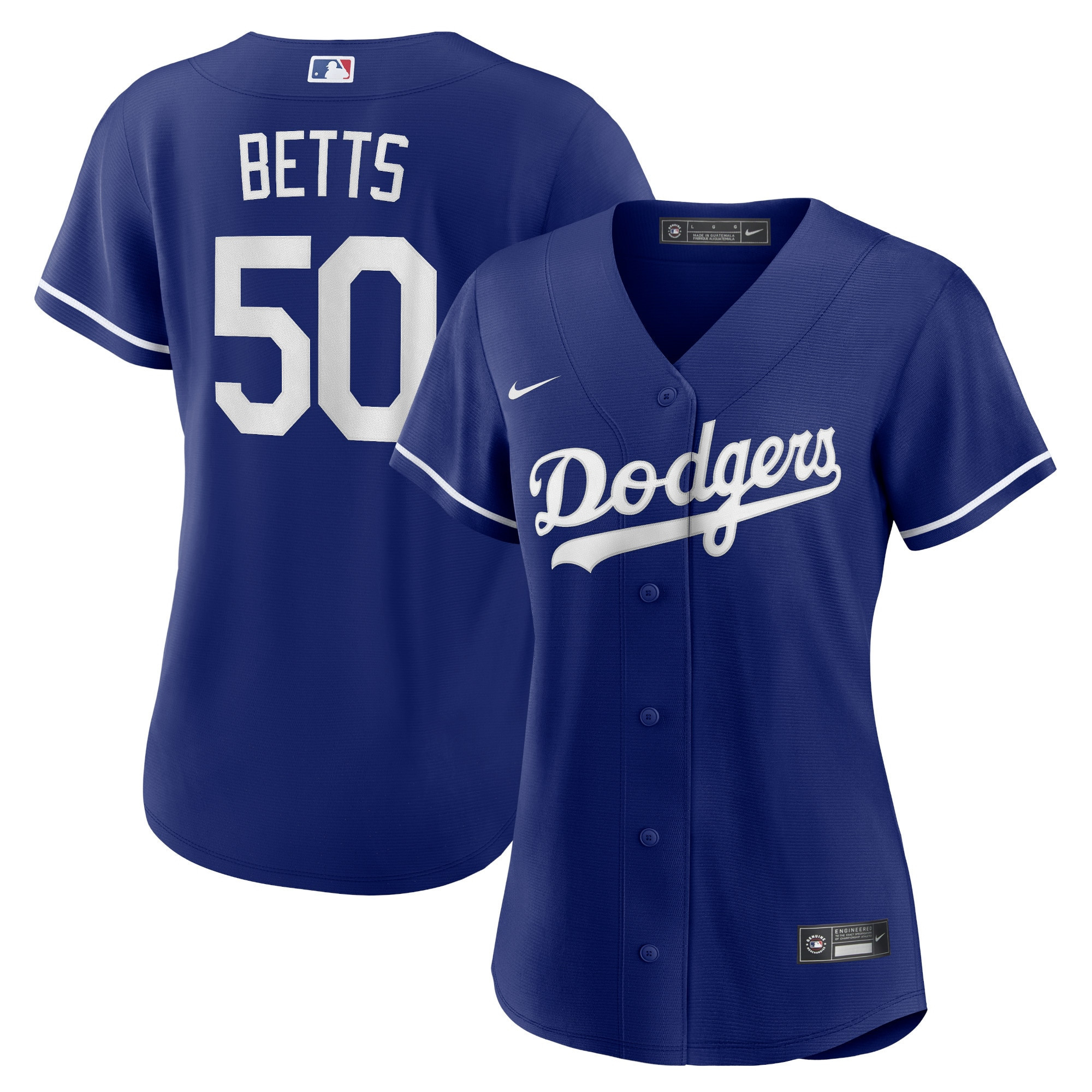 Mookie Betts Los Angeles Dodgers Womens Alternate Replica Player Jersey - Royal Mlb