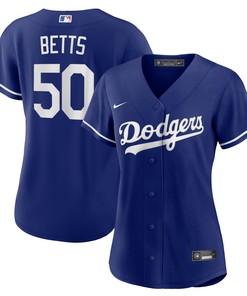 Mookie Betts Los Angeles Dodgers Womens Alternate Replica Player Jersey - Royal Mlb