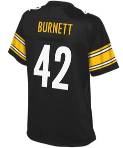 Morgan Burnett Pittsburgh Steelers Nfl Pro Line Womens Player Jersey - Black