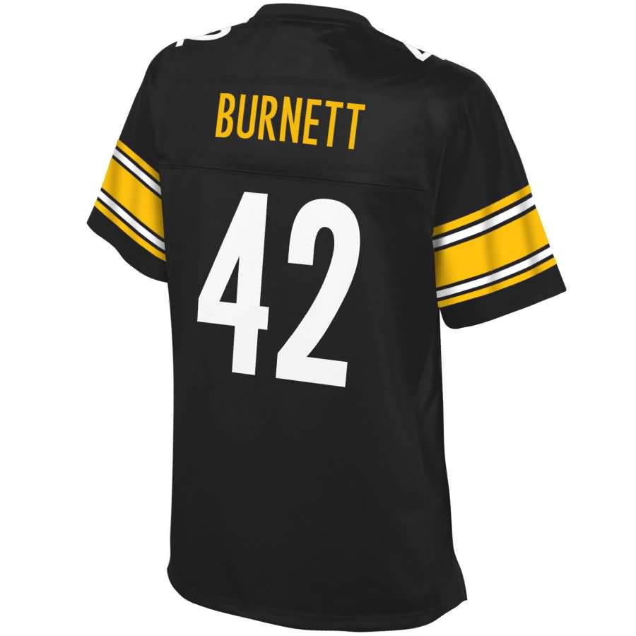 Morgan Burnett Pittsburgh Steelers Nfl Pro Line Womens Player Jersey - Black