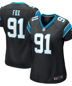 Morgan Fox Carolina Panthers Womens Game Jersey - Black Nfl